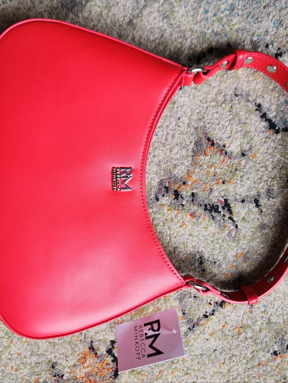 Rebecca Minkoff Bright Red Leather Shoulder Bag